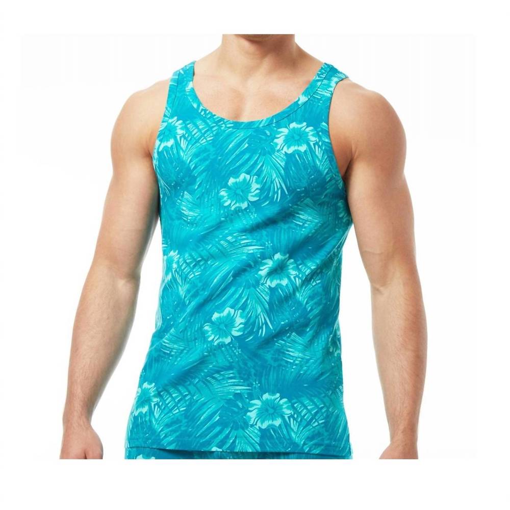 NEW PAPI tank top shirt in teal